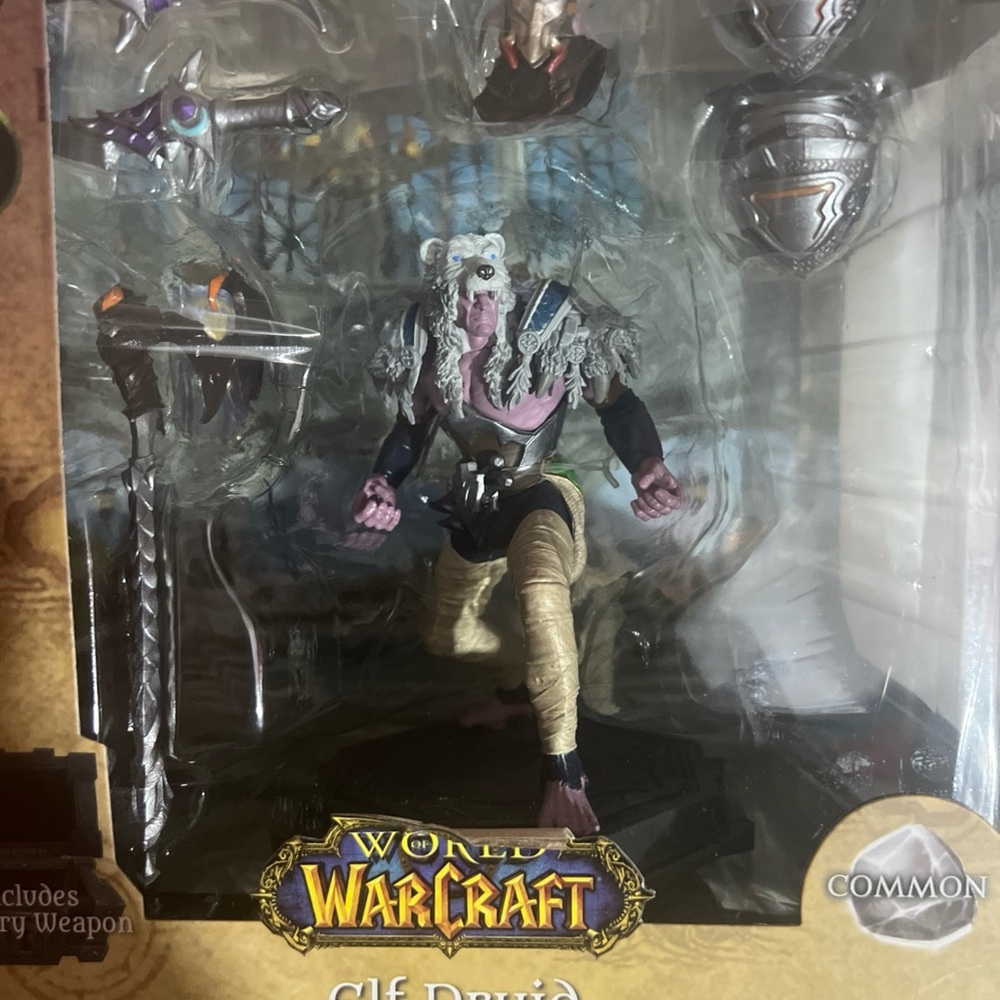 World of Warcraft Elf Druid Action Figure - Purple and Tan